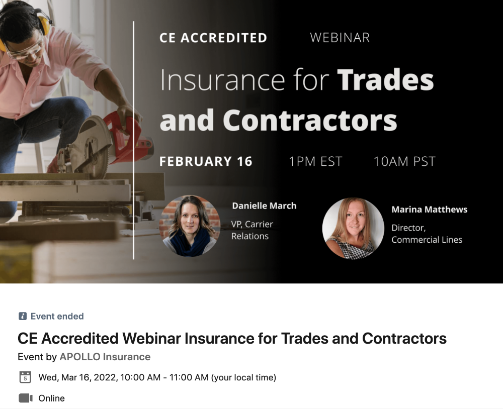 Insurance Webinar